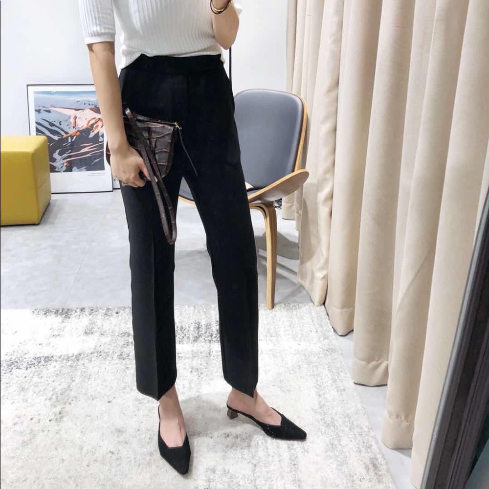black pants